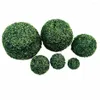 Decoratieve bloemen Simuleren Plastic Leave Ball Artificial Grass Home Party Wedding Decoratie