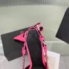 Aevitas Pointy Pumps Heel schoenen kalf lederen slip-on stiletto sandalen slingbacks hakken punt teen voor vrouwelijke ontwerpers kleding schoenavond