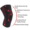 Genouillères Coude COYOCO Sport Protecteur Brace Support Pour Arthrite 1 Paire Soulagement Des Douleurs Articulaires Et Récupération Compression Noir Rouge