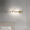 Lampade da parete Modern Butterfly LED Illuminazione per interni Applique Lampada per camera da letto Comodino Soggiorno Decorazioni per la casa