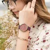 Armbandsur retro design Julius Women's Watch Japan Mov't Classic Hours Fashion Clock Real Leather Armband Girl's Birthday