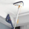 Mops Extendable Triangle Mop 360° Rotatable Squeeze Mop Floor Cleaning Wet and Dry 130cm Home Floor Ceiling Windows Cleaning Tools 230512