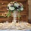 Vases 6pcs)65cm Tall Crystal Centerpieces For Wedding Table/flower Stand Decoration Yudao1312