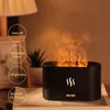 Geräte Flamme Aroma Diffusor Luftbefeuchter Ultraschall Kühlen Nebel Maker Fogger Led Ätherisches Öl Flamme Lampe Difusor schreibtisch dekoration