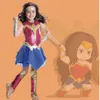 Children performance costumes Deluxe Child Dawn Of Justice Wonder Woman Costume Halloween costumes280H