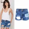 Damskie szorty rozerwane Jean Women Summer Mini Denim Broken Hole Sexy Short