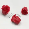 Fleurs décoratives 81pcsDIY Rose 3.5cm Soap Flower Heads 3 Layers Immortal Eternal Gift Box Handmade Wedding Bouquet Valentine's Day