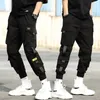 Herrbyxor ankel bandade arbetande byxor insugna löst harem ungdom casual japanska streetwear män