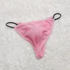 Underbyxor mens sissy påse trosor spetsar ren g sträng bikini bror thongs underkläder tunn låg stigning transparent underkläder erotik