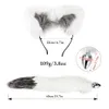 Sexy Fox Metal One -set met hoofddekselset Anale plug staart buttplug voor paar cosplay schattige oren hoofdbanden