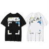 T-shirts 2023Summer Designer Fashion Luxurys Offes Vêtements et femmes Tees en vrac Tops Homme Casual Street Graffiti Shirt Sweatshirtoff Hommes T-shirts Offs Whi