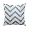 Kudde/dekorativa kuddvågor 45x45 kudde er påskkastare dekorativa för soffa blå färg heminredning enkel stil droppe dh1cm