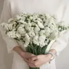 Dekorative Blumen, natürlich, getrocknet, konserviert, frisch, Vergissmeinnicht, Kristallliebhaber, Gras, Trockenblumensträuße, Hochzeit, Hochzeit, Dekoration, Raum