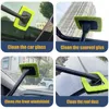 Upgrade Upgrade Car Window Windshield Cleaner Brush Kit Cleaning Wash Tool Auto Cleaning Wash Long Handle Wiper Microfiber Wiper Cleaner