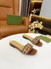 Moda Chinelos GGity Brand Designers sandálias de verão G Feminino Deslizamento clássico Chinelos de lazer C03