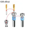 Gereedschapshouder porte-outil à tige droite C20 C25 C32 VER ER16 ER20 ER25 ER32 VER16 VER20 VER25 VER32 porte-outil flottant à taraudage rétractable