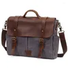 BROCKASER RETRO VATTOSKT CANVAS BAG HANSBAG SKULD MESSENGER PROORTCADE