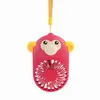 Fans barn USB Pocket Liten Fan Hand Hanging Rope Hanging Neck Electric Fans Portable Rechargeble Student Gift Mini Fan