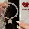 Bangle Chinese Style Safety Lock Bracelet Women Design Half Light Luxury High-grade Feeling Women's Gift
