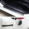 New 2023 Car Stickers Anti Scratch Door Sill Protector Rubber Strip Carbon Fiber Car Threshold Protection Bumper Film Car Styling