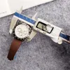Titta på kvartsmän klockor 42 mm silver armband vattentät alla rostfritt stål armband modedesigner armbandsur ro32