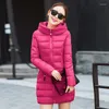 Trench femme manteaux veste hiver automne 2023 femmes Parka Long manteau rose Parkas rembourré femme Chaquetas Mujer Invierno KJ1060 S