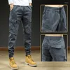 Мужские брюки 2023 весна мужская грузовая хлопчатобумажная одежда мужская брюки уличная одея