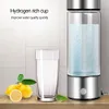 Apparaten Waterstofwatergenerator Glazen kopje 420 ml waterzuiveringsfilterfles voor het drinken van ionisator maker oplaadbare watergenerator