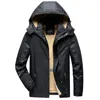 Men's Jackets 2023 Men Winter Jacket Parkas High End Thermal Fleece Wadded Thick Warm Outerwear Casual Coats Jaquetas Masculina Inverno4XL