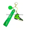 حلقات مفاتيح مصمم حذاء رياضي حذاء مفتاح هدية لطيف حلقة صغيرة قلادة صغيرة الإبداع 3D الرياضة الأحذية مفاتيح 4 ألوان إسقاط dhozm