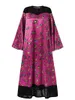 Casual jurken Vonda Boheemian Dress 2023 Autumn Women Long Sleeve geplooide Maxi Robe Vintage Lace Patchwork Party Vestido