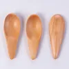 Flatware Sets Solid Wood Tableware Small Spoon Handmade And Simple Color Lotus Tea Milk Powder Dessert