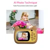 Kindercamera 1080p Digitale instant po -printer met 24MP dubbele camera's 2.4inch afdrukken 32G TF -kaart voor kinderen