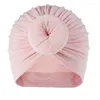 Hattar 18-färg stickade rayon donut bebisar tyg keps barn hatt baby hylsa
