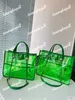 Grande Tote Bag Designer Totes Crossbody Totes 6 cores Multicolor Transparent 39cm 33cm Luxurys Designer Beach Bolsa