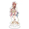 Keychains Zombie Land Saga Keychain Woman Acryl Stand Man Key Chain Holder Paren Keyring Anime Ring Llaveros Minamoto Sakura