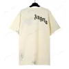 Herrskjortor kvinnor t shirt plam designer änglar korta seelve kokosnöt träd graffiti sommar grafisk tees bomull casual lyx hip hop streetwear överdizeduc8qpbcr