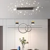Lampes suspendues Lampe à LED Moderne Minimaliste Restaurant Romantique Ciel Étoilé Top Table Basse Bar Loft Décor Touw
