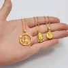 Anhänger Halsketten Anniyo MaShakyamuni Buddha Religiöser Schmuck Charms Halskette Amulett Segne Frieden Viel Glück Gesundes Wachstum #026107