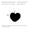 Keychains Factory Stock Plush Heart-shaped Keychain Super Cute Faux Fur Ladies Pendant Handbag Key