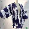 Jaqueta Hanten de roupas étnicas para homens Cardigã japonês tradicional Samurai Winter Kimono Yukata Roupas de roupas caseiras asiáticas Haori masculino