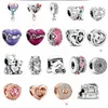 925 Sterling Silver Ciondola Charm Happy Mother's Day Compleanno Mongolfiera Spread Love Bead Fit Pandora Charms Bracciale Gioielli fai da te Accessori