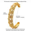 Брушковые золотые браслеты для женщин мужчина девочки дубайские ювелирные украшения арабская ближневосточная африканская модная металл