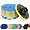 Polijstpads 10st 4inc 100mm Diamond Polishing Pads Kit 506000 Grit Wet Dry For Granite Stone Concrete Marble Poleringsslipskivor Set