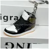 Chain Rings Party Favor Favor Fashion Sneaker Chain Men and Women Keychain Gift Sapatos de luxo Bola de pingente de pingente de entrega Jóias DH5C9