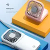 Fans Xiaomi 3000mAh hängande halsfläktar mini fällande USB Small Fan Mute Power Bank Portable Handheld Desktop Multifunktionsladdningsfläkt