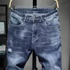 Jeans pour hommes printemps et été style coréen pantalons à la mode marque décontractée