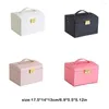 Jewelry Pouches Storage Box Large Capacity Earrings Necklace Watch Rings Organizing Case Home Dorm Jewellery Drawer Holder