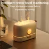 Appliances Colorful Flame Aroma Diffuser Air Humidifier Ultrasonic Cool Mist Maker Fogger Led Essential Oil Flame Lamp Difusor