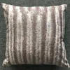 Pillow Fashion Foil Printing Cover Gold/Pink/Ivory Stamping Brushed Striped Throw Pillowcase /Decorative